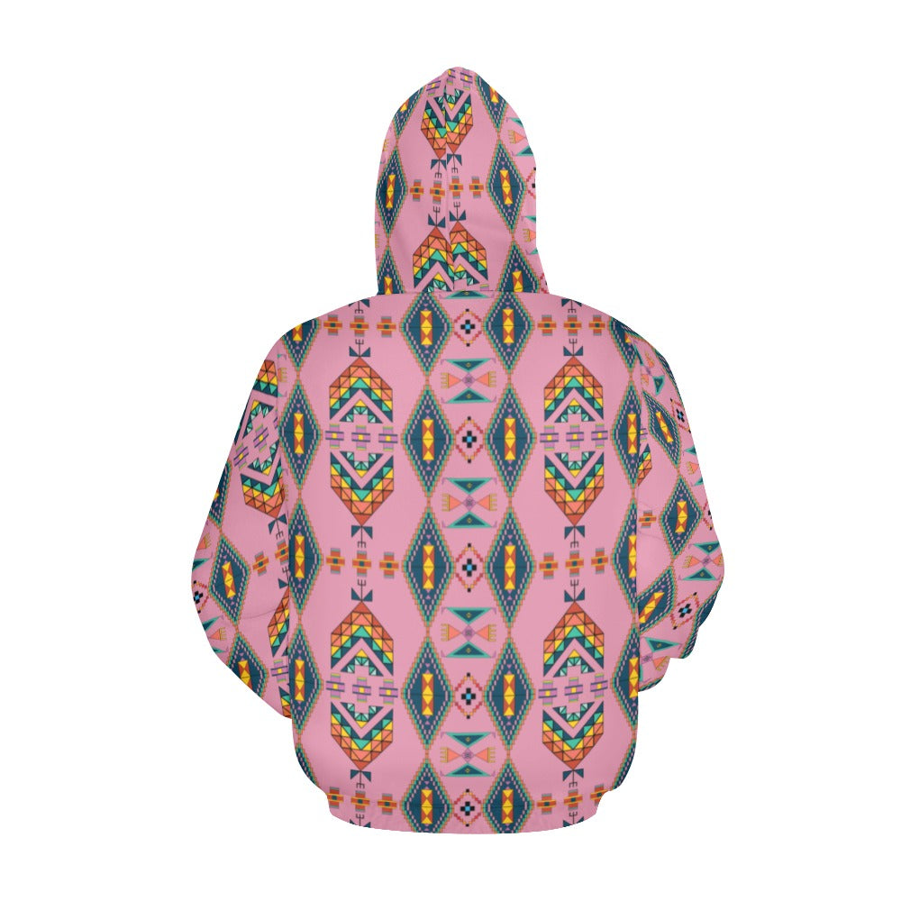 Travois Tipi Dusky Sunset Hoodie for Men