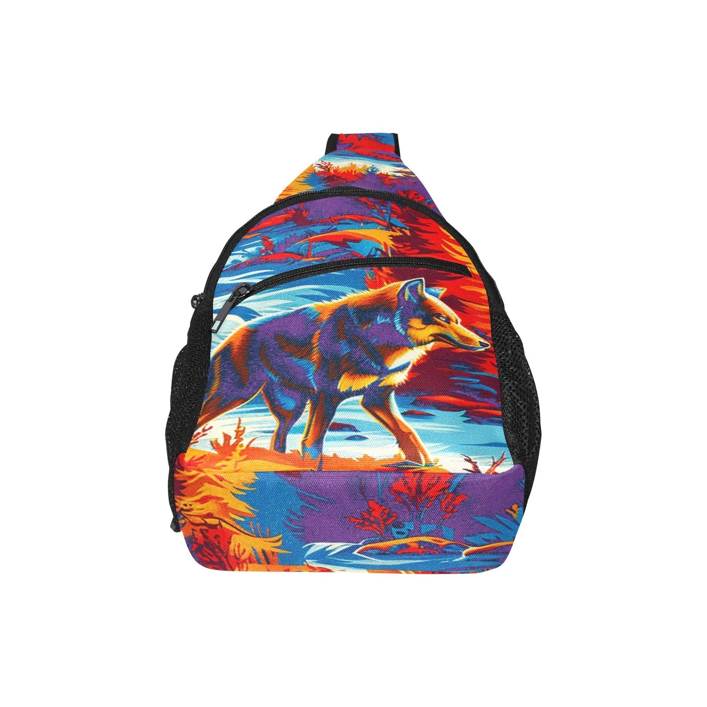 Hunting Wolves II Chest Bag