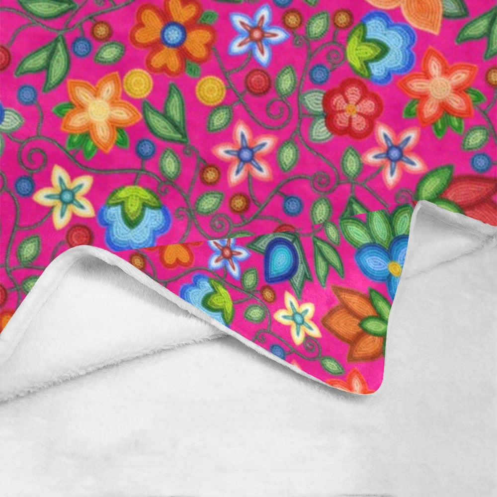 Morning Harmony Pink X-Large Micro Fleece Blanket