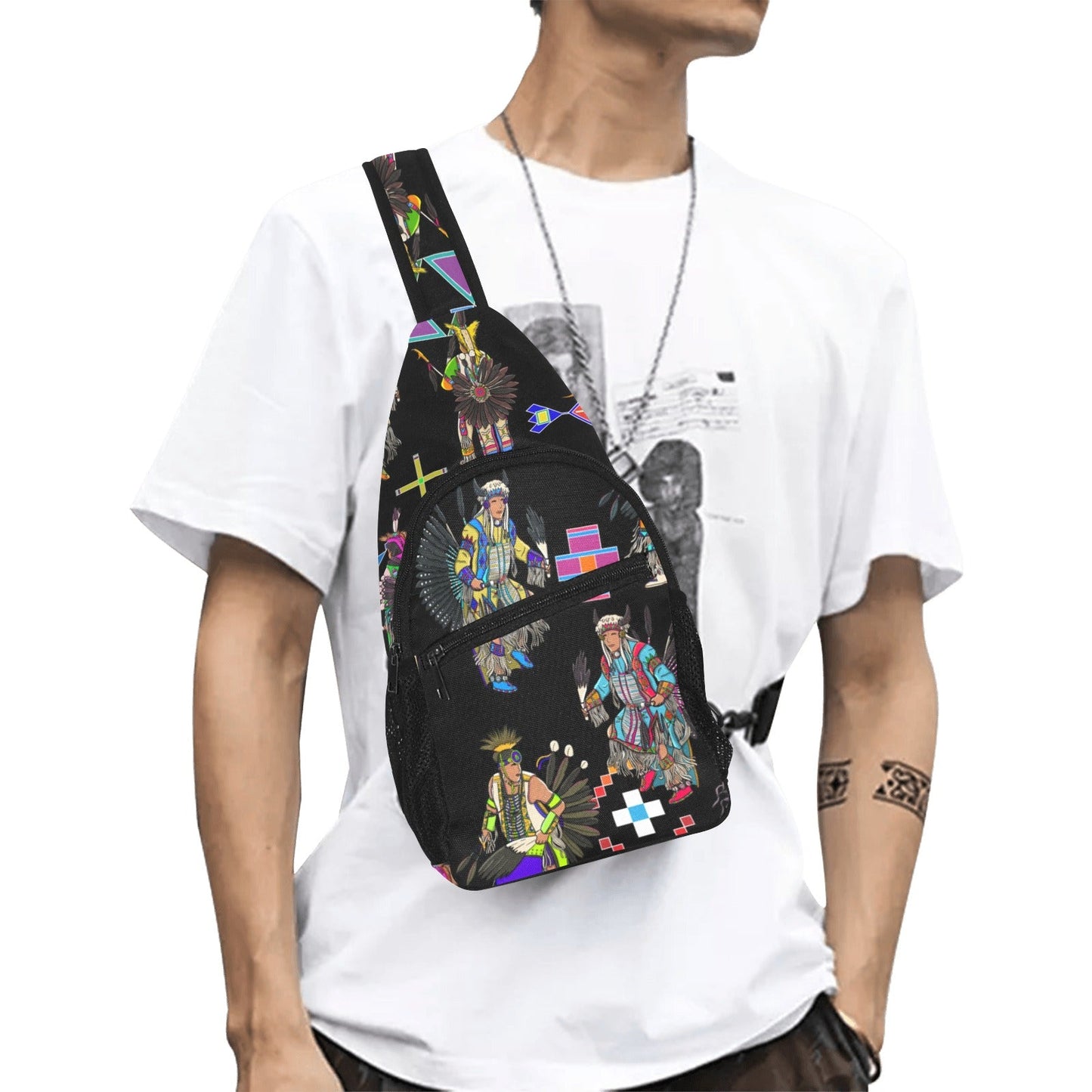 Men's Tradish Dancers Chest Bag