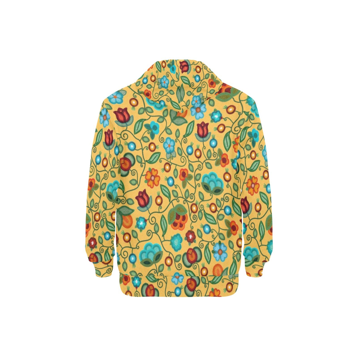 Prairie Fire Petals Honey Fleece Hoodie