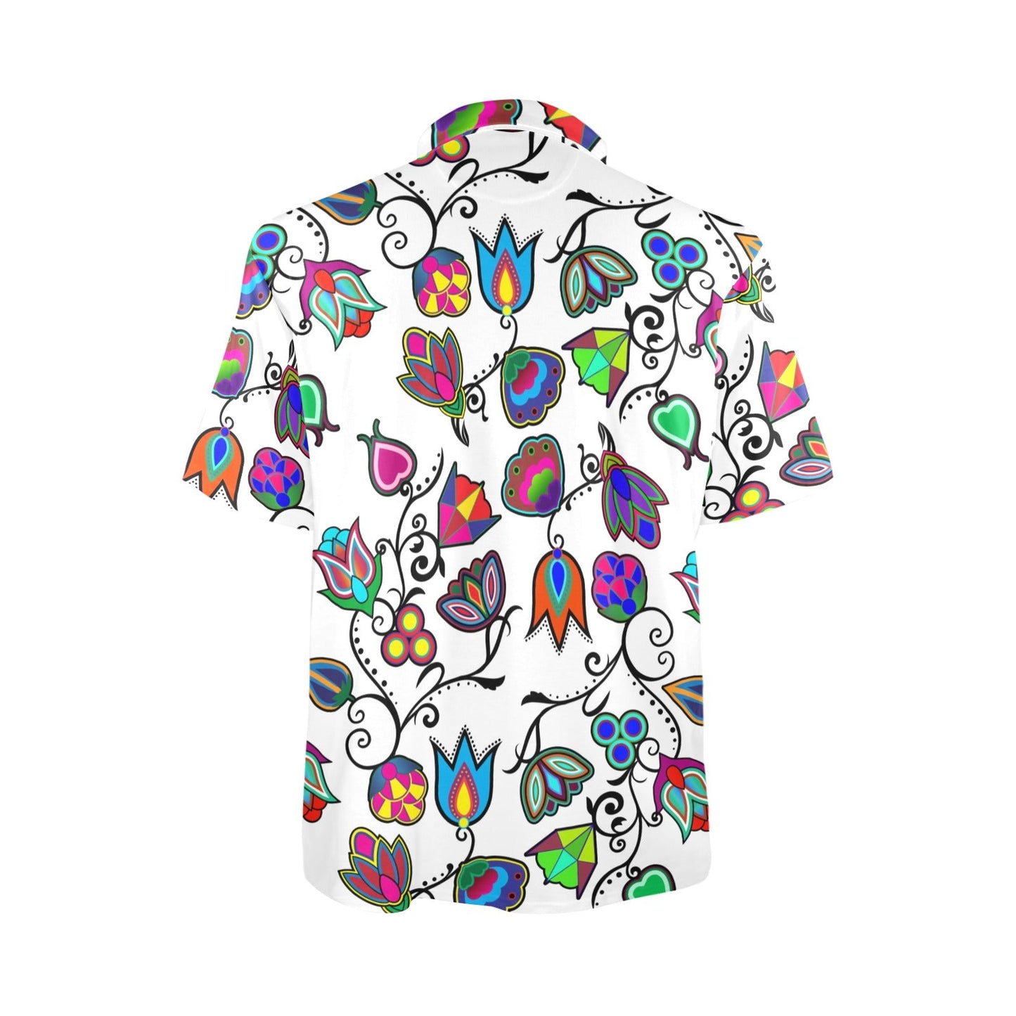 Indigenous Paisley White Polo Shirt