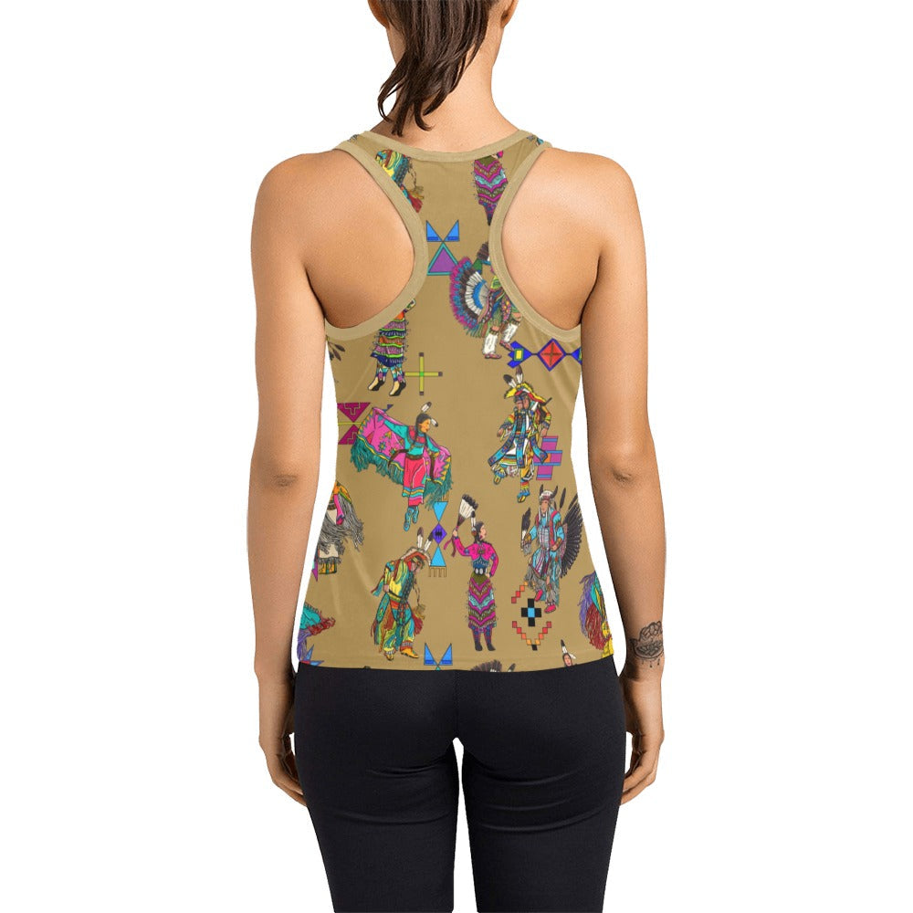 Grand Entry Dancers Earth Racerback Tank Top