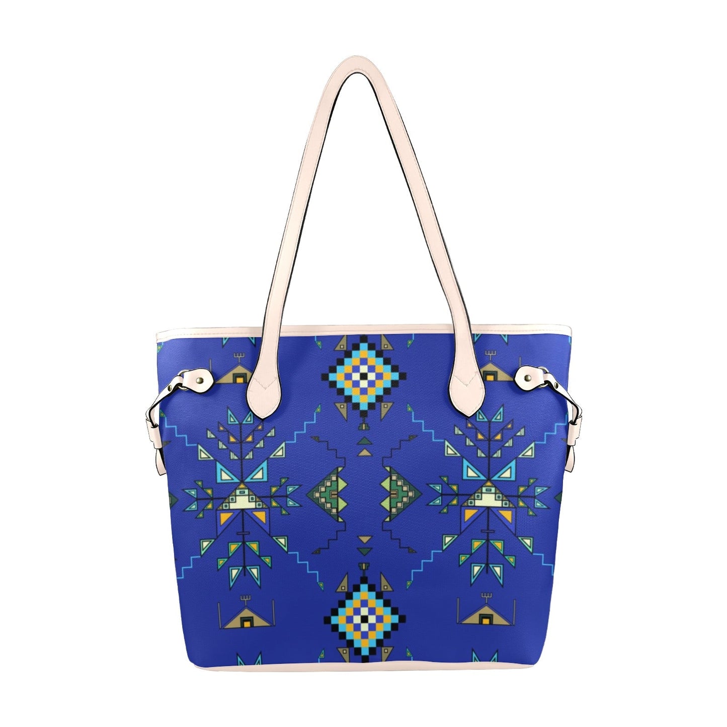 Bear Shield Clover Canvas Tote