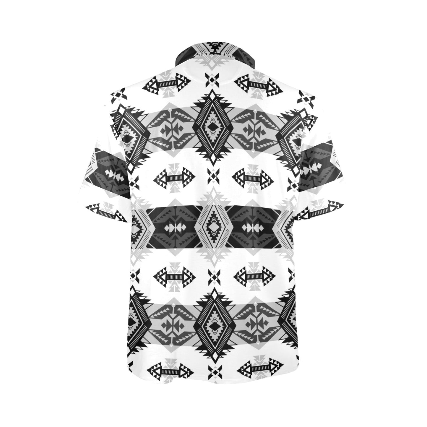 Sovereign Nation Black and White Polo Shirt
