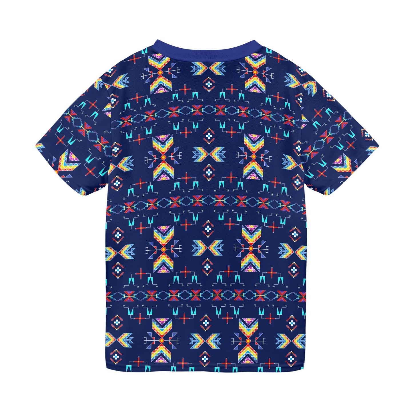 Rainy Chief Rainbow Night Lake T-shirt for Men