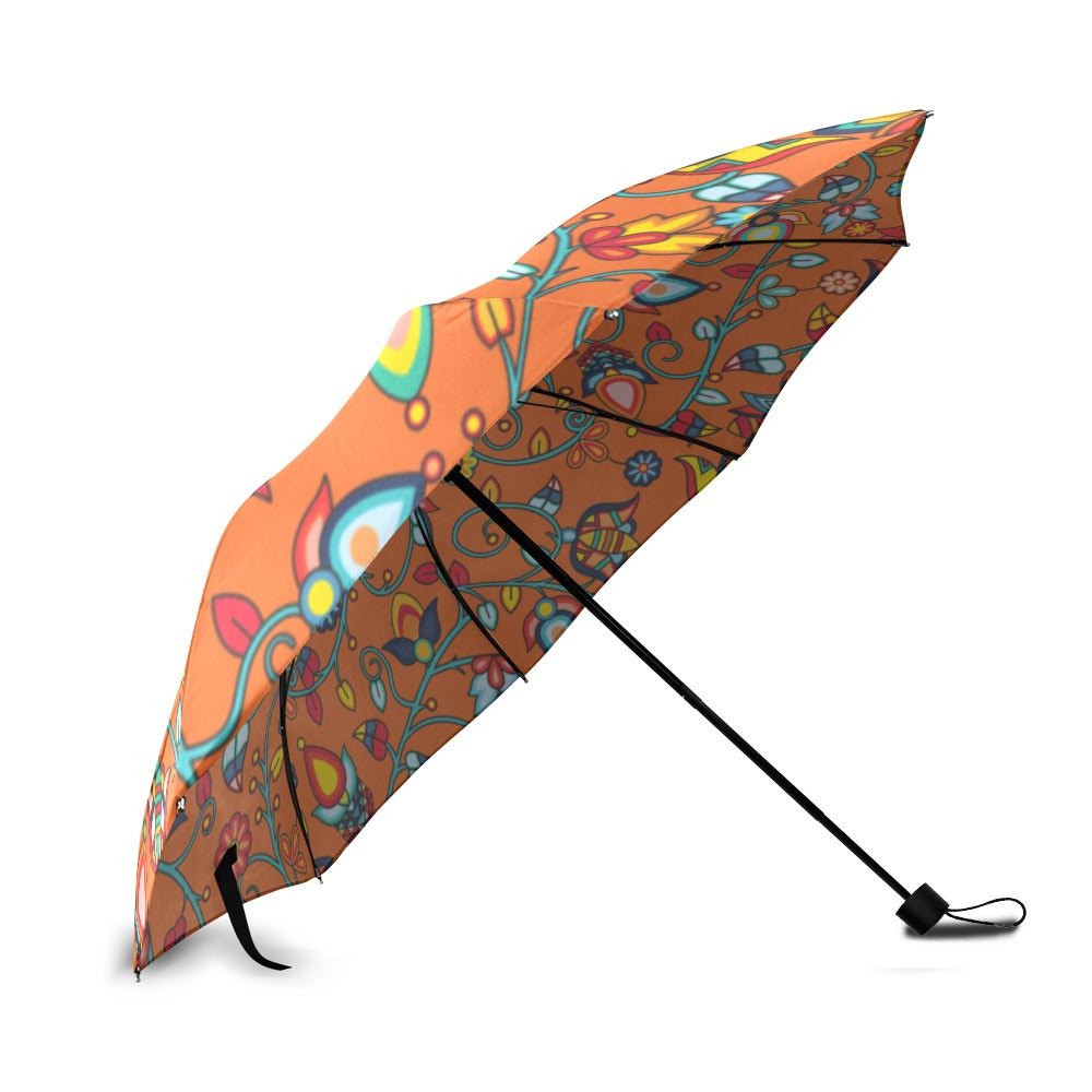 Thorny Path ECM Orange Foldable Umbrella