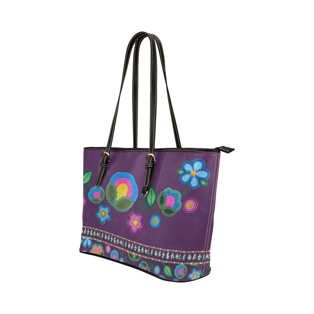 Turquoise Sunbeam Leather Tote