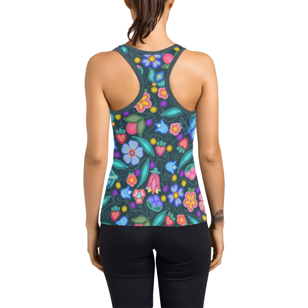 Sweet Offering Dark Teal Racerback Tank Top