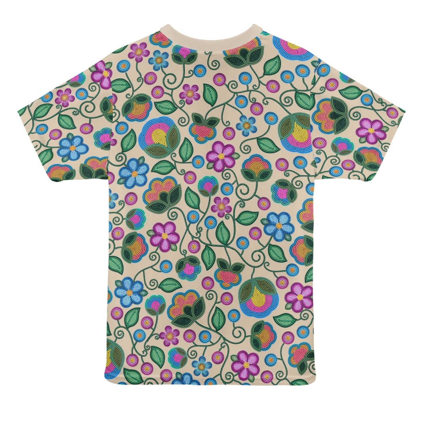 Turquoise Sunbeam Cream Tee