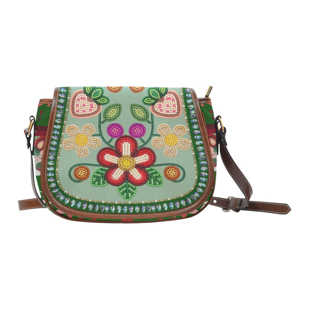 Sacred Berry Saddle Bag/Large - Sage