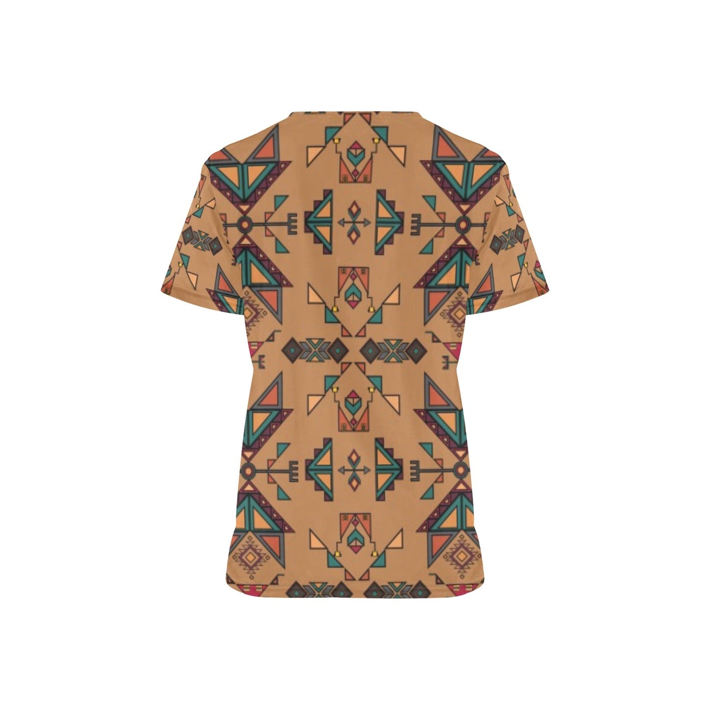 Arrow dawn Brown Scrub Top
