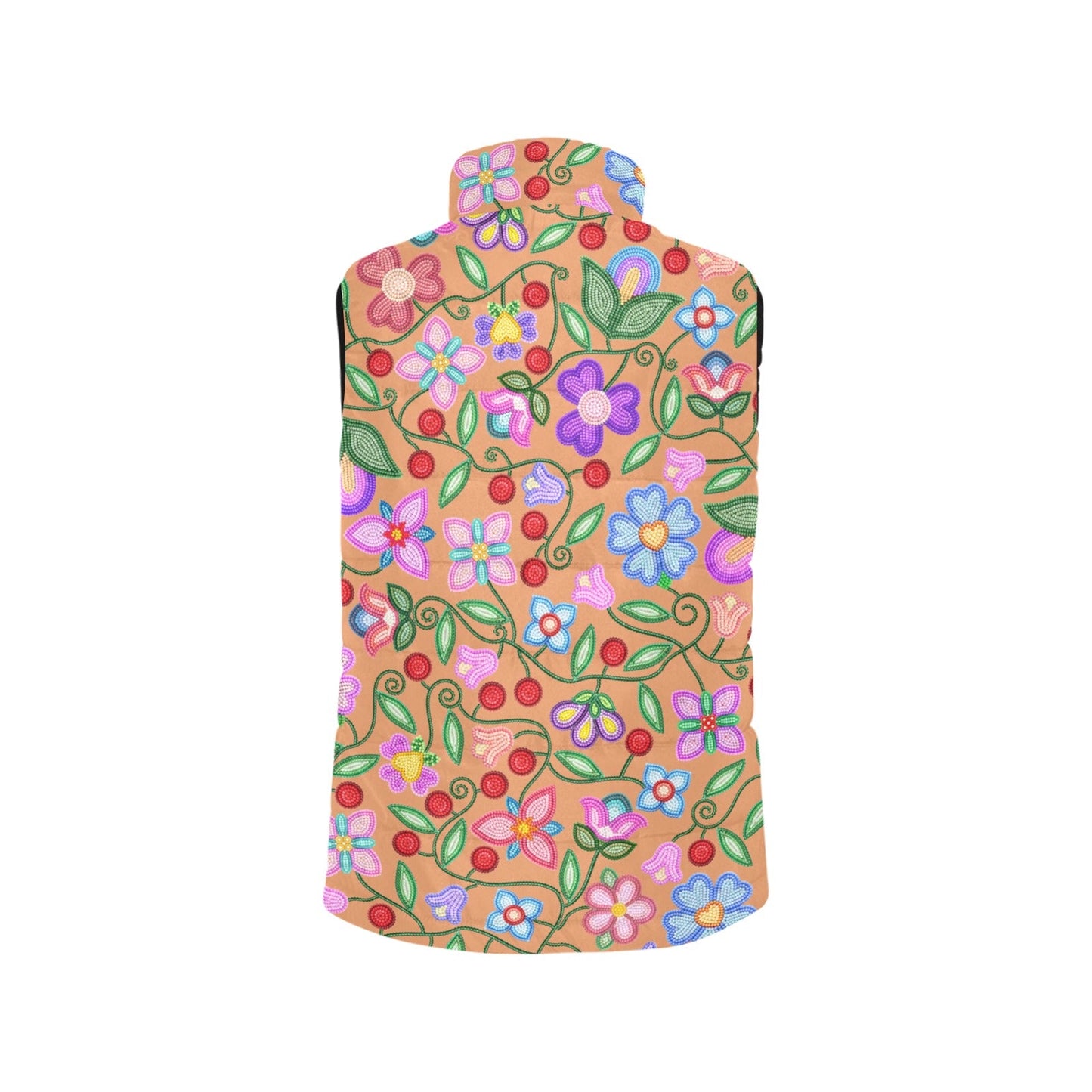 Petal Harmony Terracotta Padded Vest