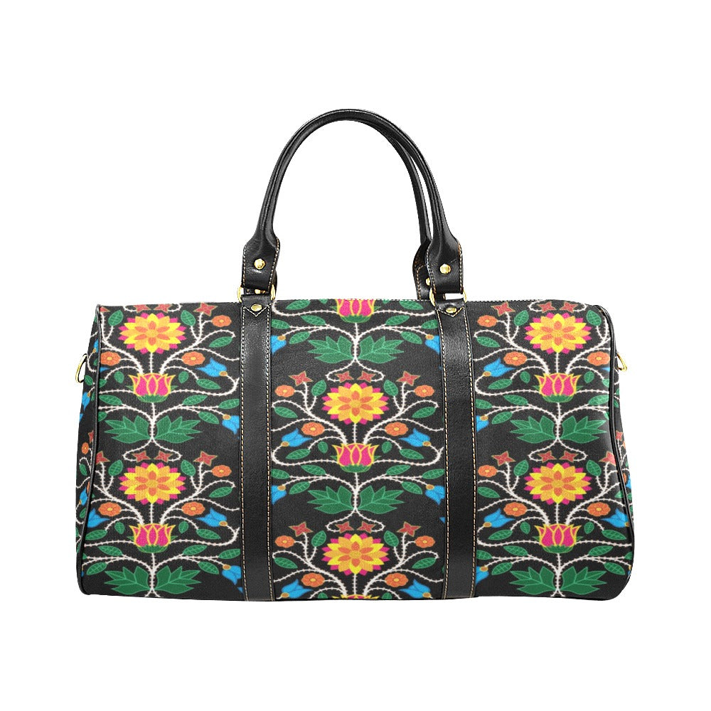 Floral Beadwork Small Travel Bag