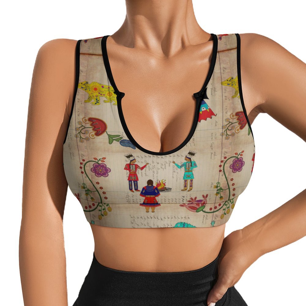 Floral Ledger Yoga Tank