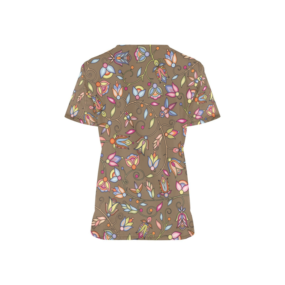 Buffalo Bloom Earth Song Scrub Top