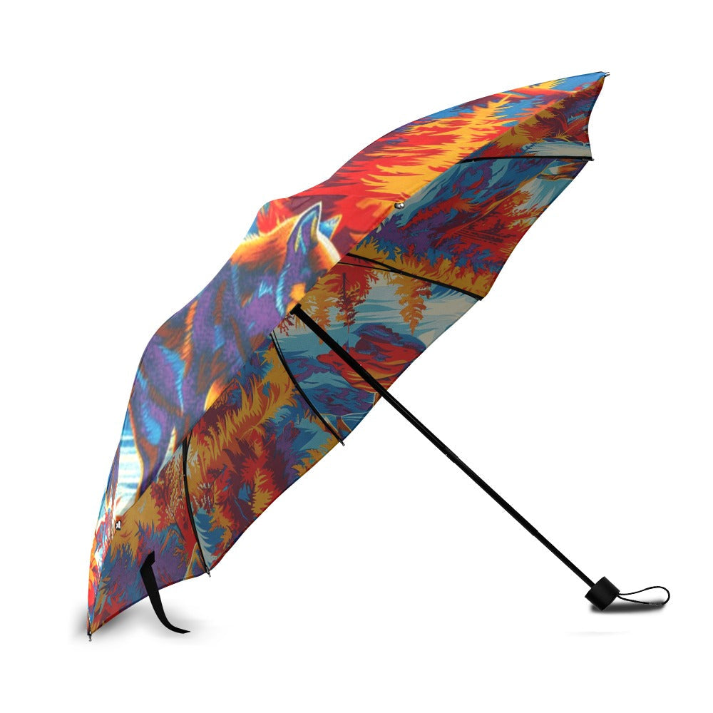 Hunting Wolves II Foldable Umbrella