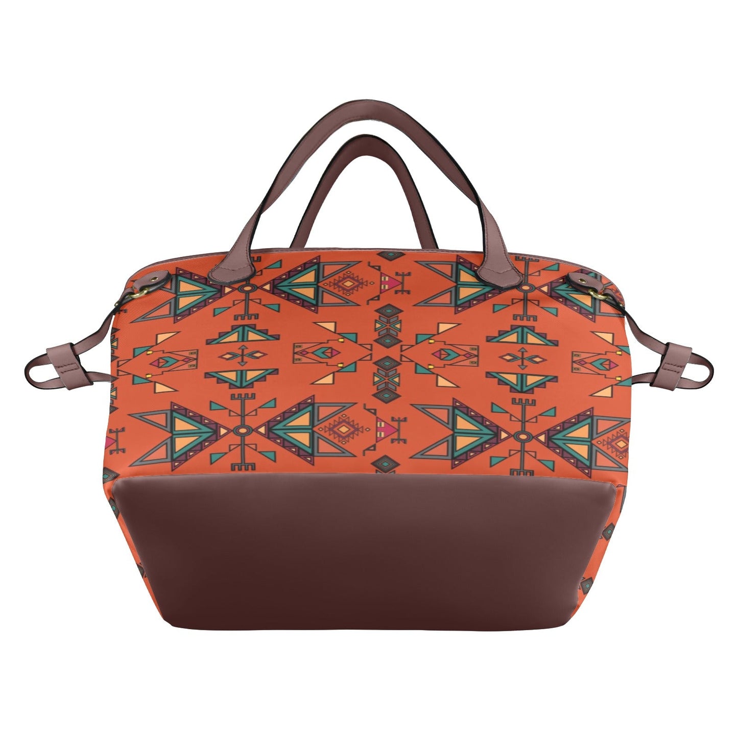 Arrow Dawn Orange Clover Canvas Tote Bag