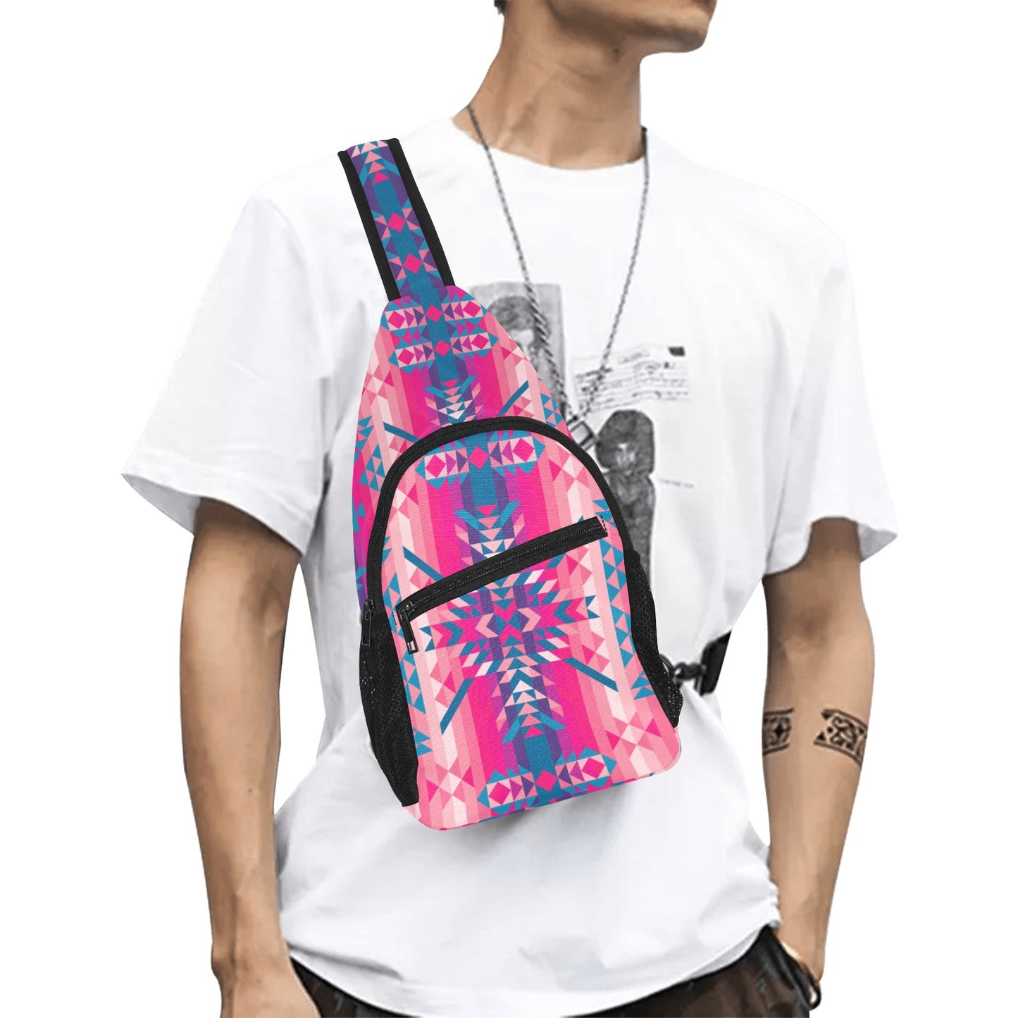 Desert Geo Chest Bag