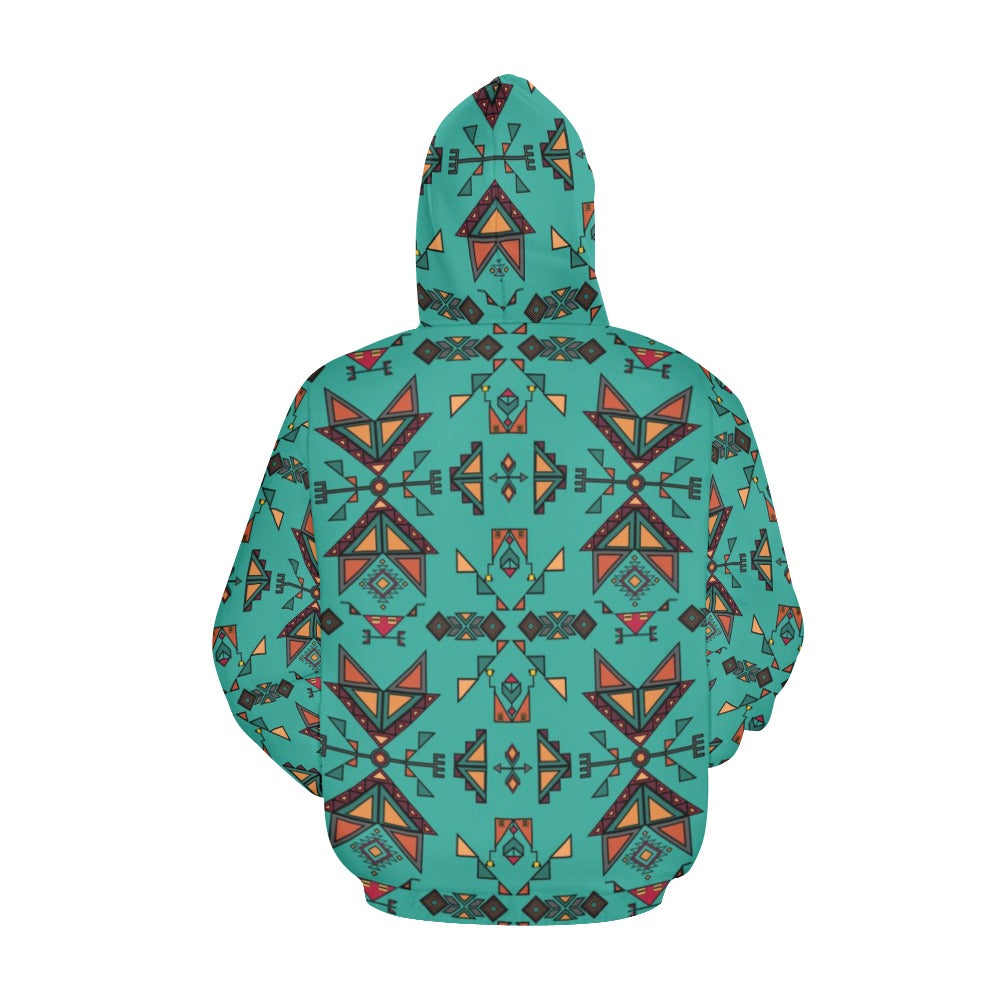 Arrow Dawn Turquoise Hoodie for Women