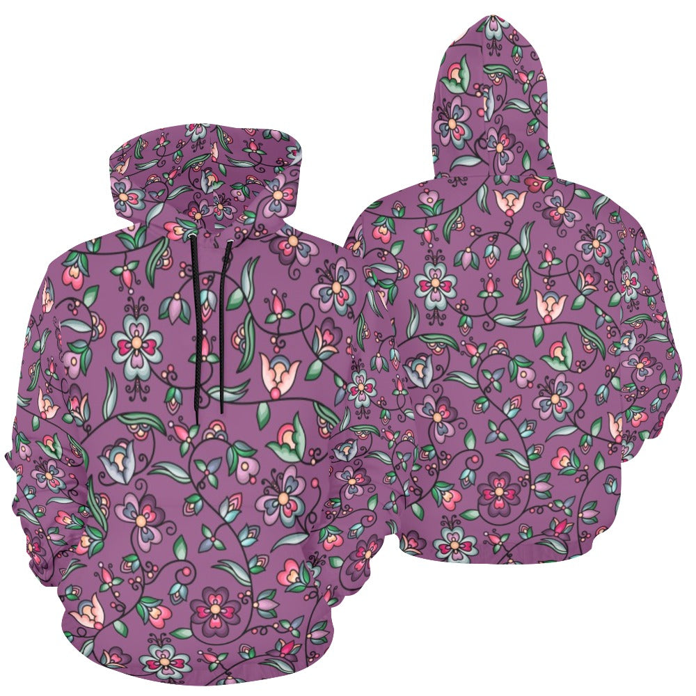 Amber Evening Garland Purple Hoodie for Men