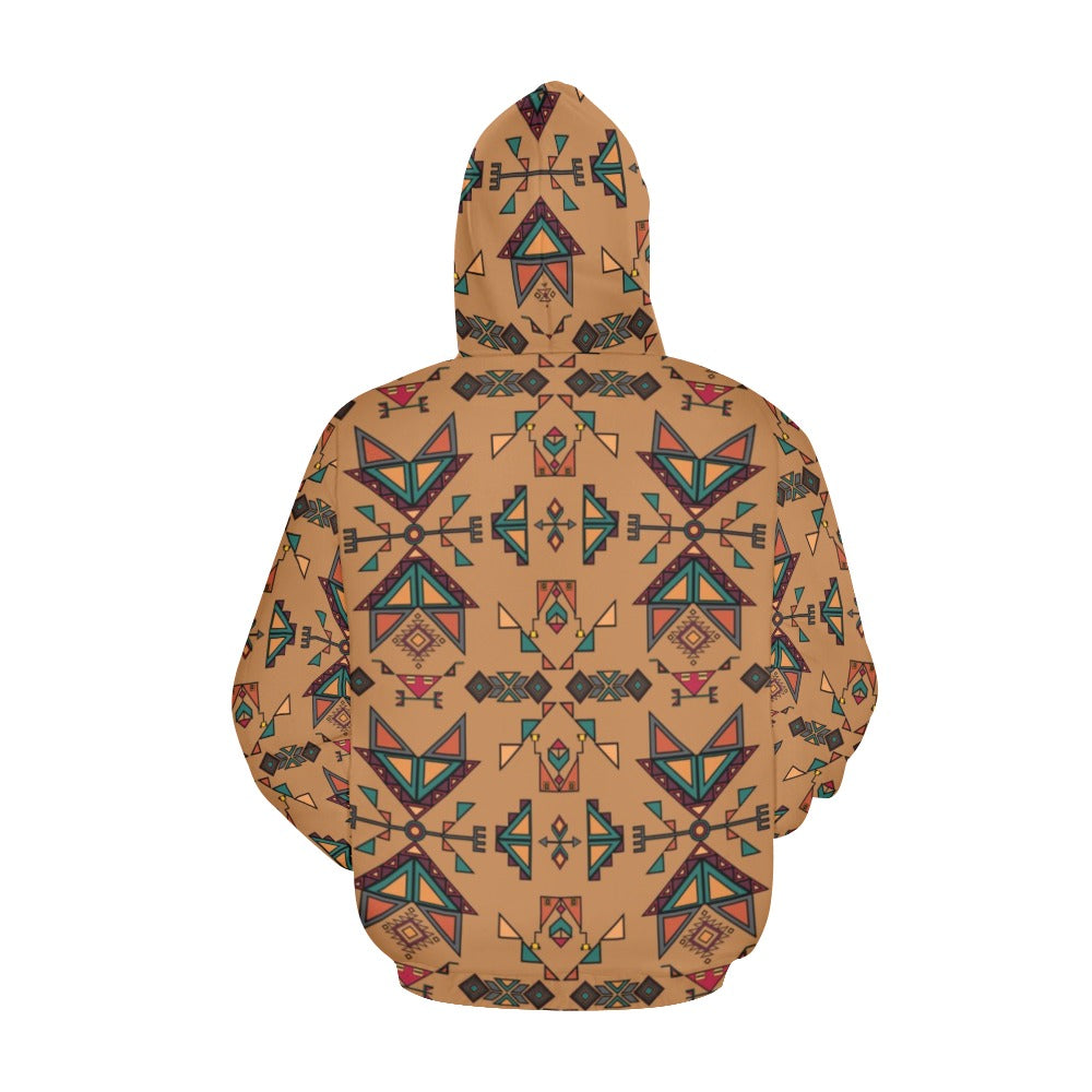Arrow Dawn Brown Hoodie for Women