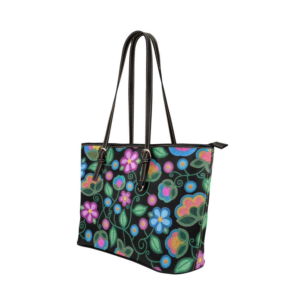 Turquoise Sunbeam Leather Tote