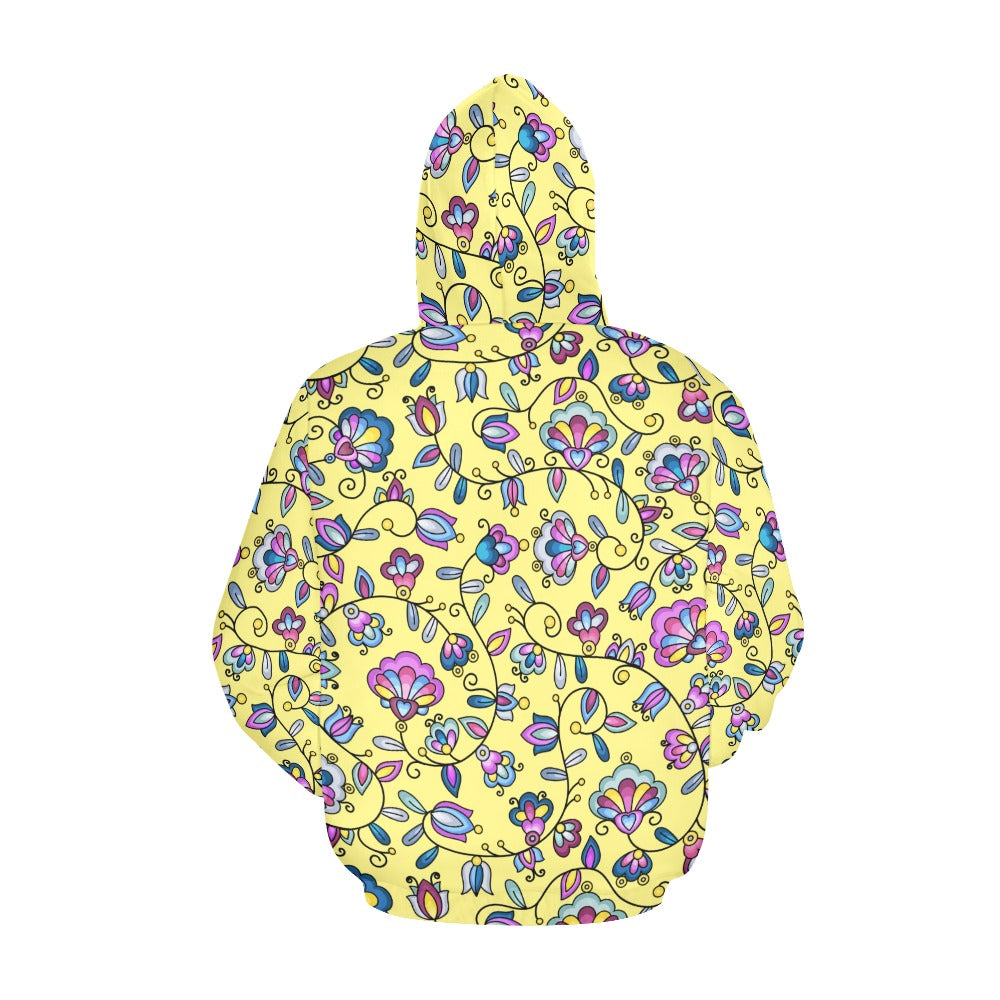 Autumn Bundle Blessing Yellow Hoodie for Women (USA Size)