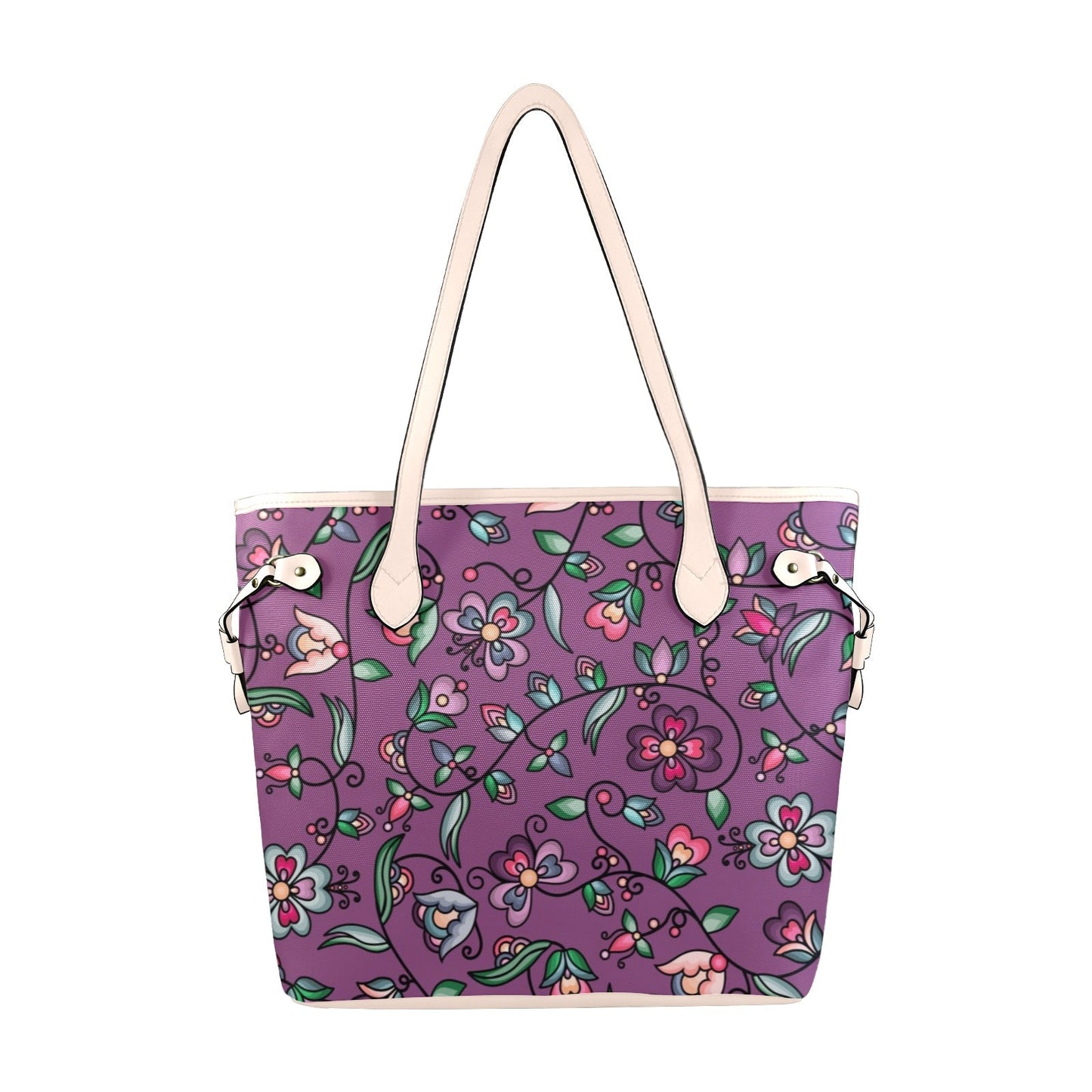 Amber Evening Garland Clover Canvas Tote