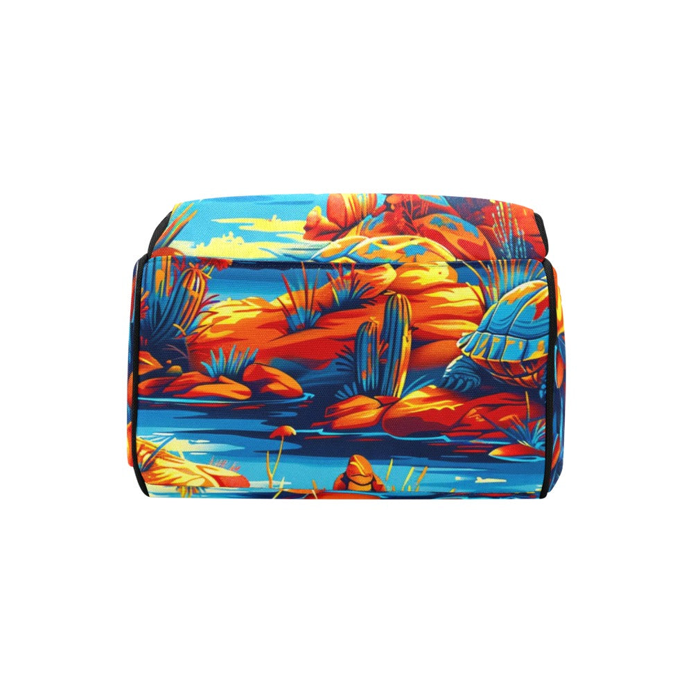 Turtle Power Multi-Function Diaper Backpack/Diaper Bag