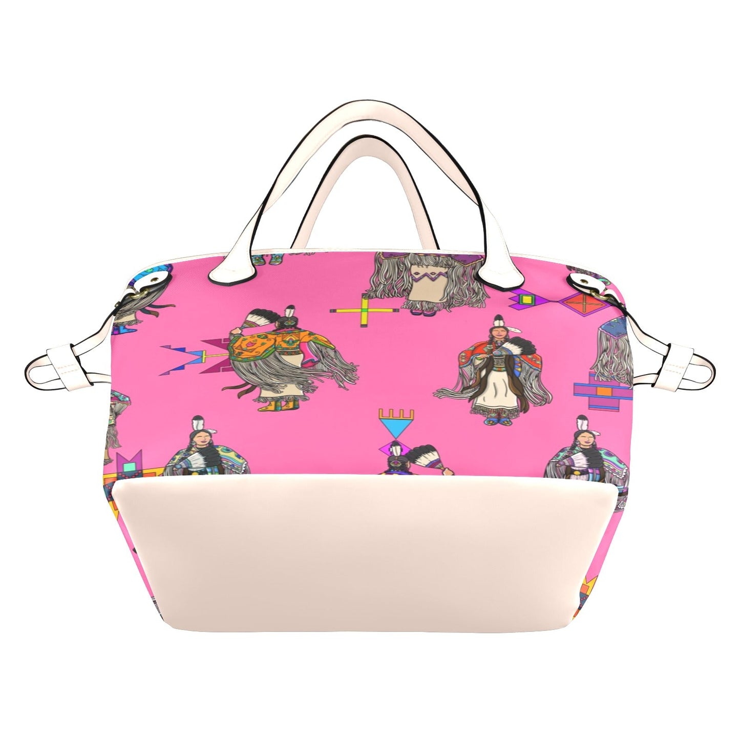 Women's Tradish Dancers Pink Clover Canvas Tote Bag