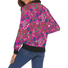 Load image into Gallery viewer, Takwakin Harvest Blush Bomber Jacket for Women
