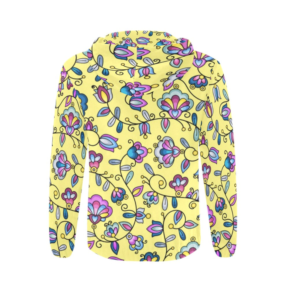 Autumn Bundle Blessing Yellow Zip Hoodie