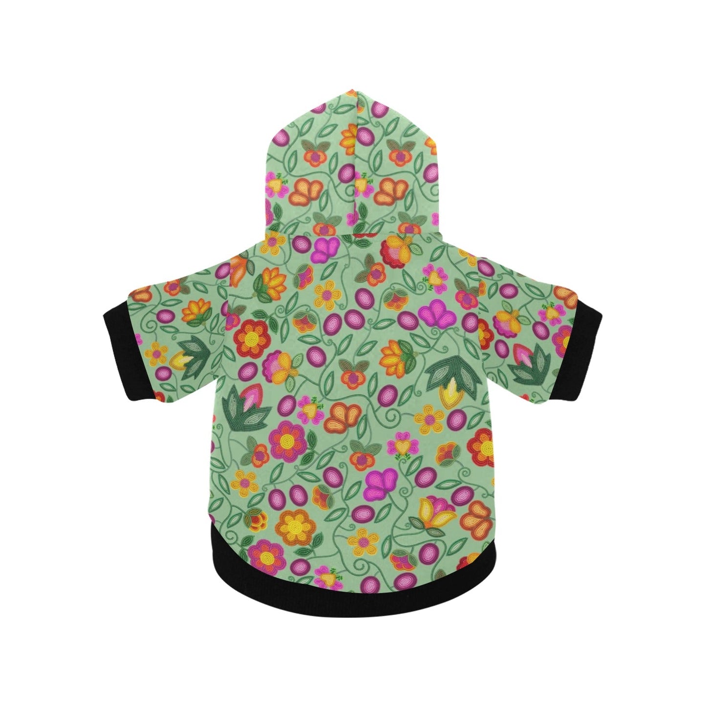 Boreal Bounty Green Pet Hoodie
