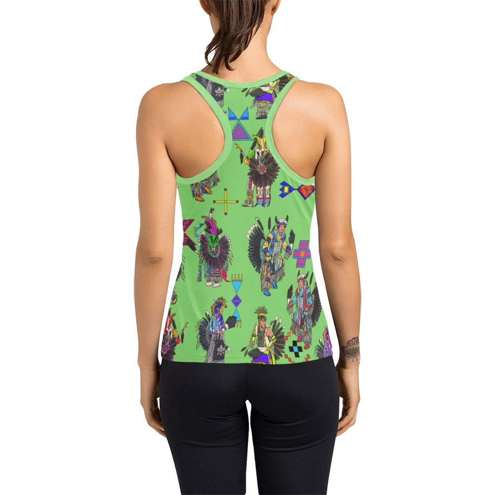 Men's Tradish Dancers Grass Women's Racerback Tank Top