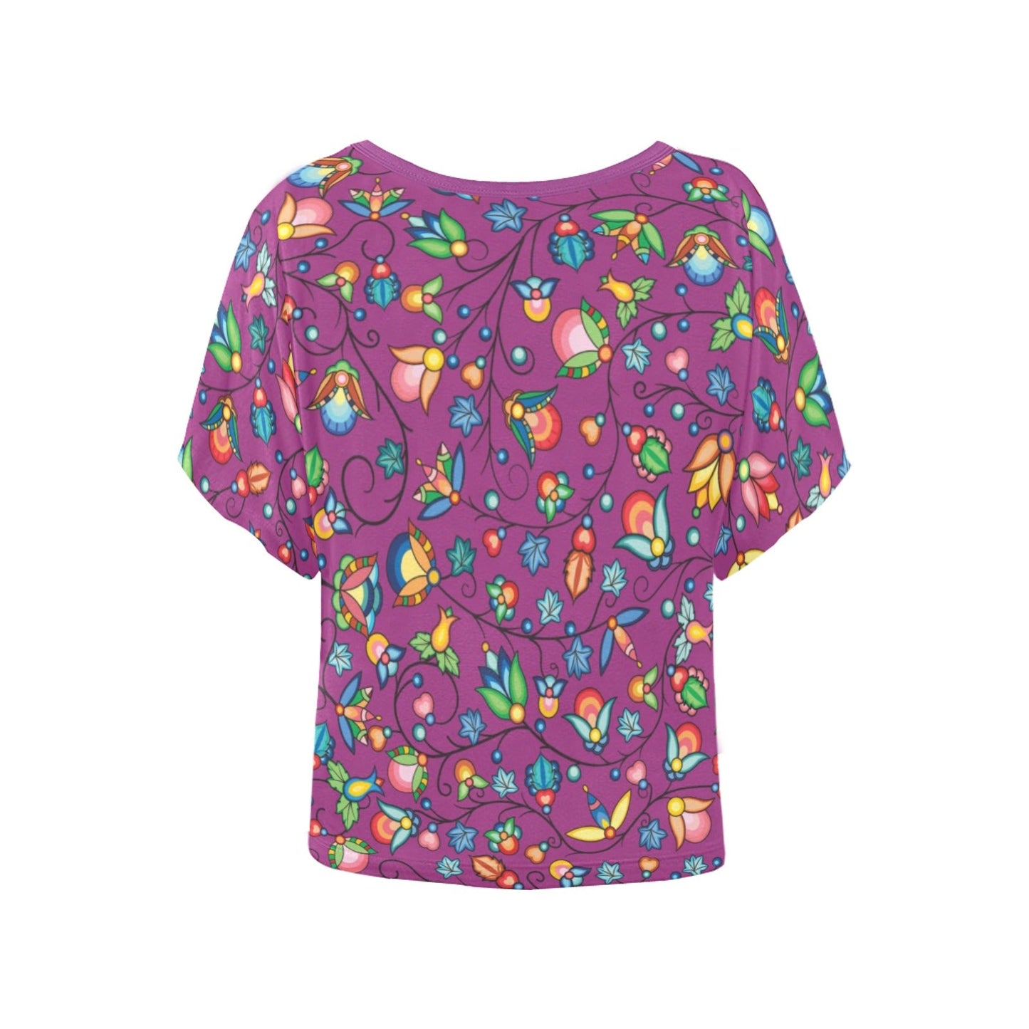 Prairie Plains Spirit Berry Soup Women's Batwing-Sleeved Blouse T shirt