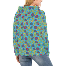Load image into Gallery viewer, Beaded Nouveau Lime Hoodie for Women
