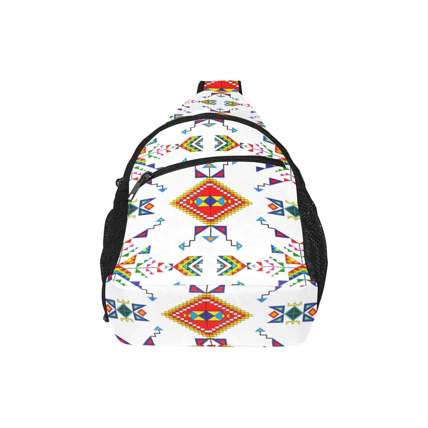 Buffalo Jump White Chest Bag