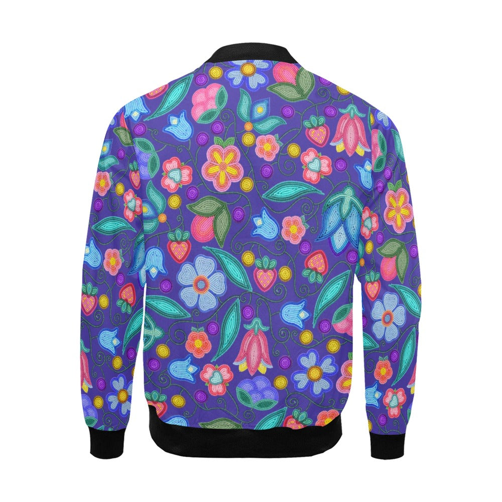 Sweet Offering Indigo Bomber Jacket