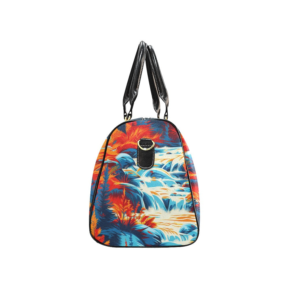 Hunting Wolves Large Travel Bag