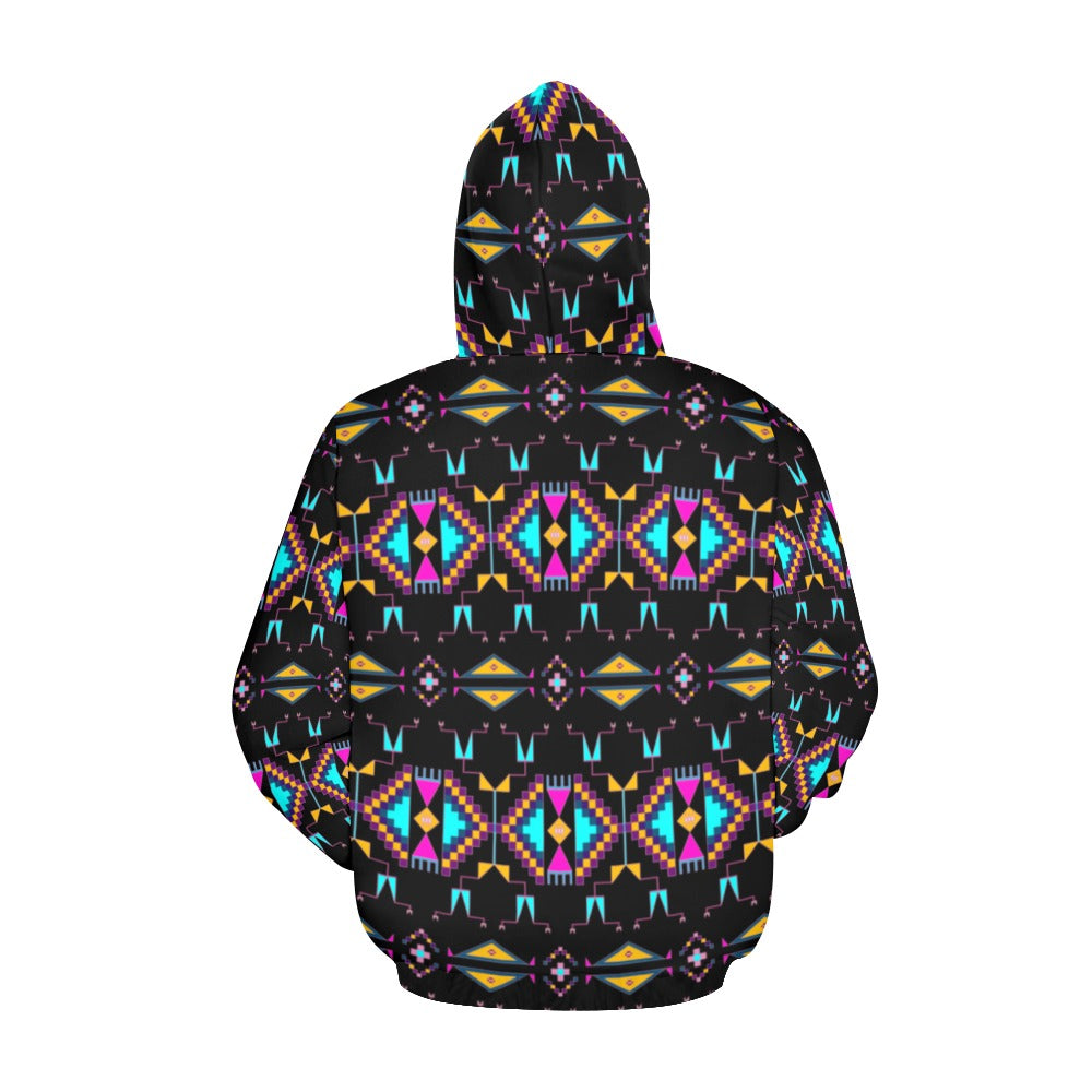Rite of Passage Black Hoodie for Women