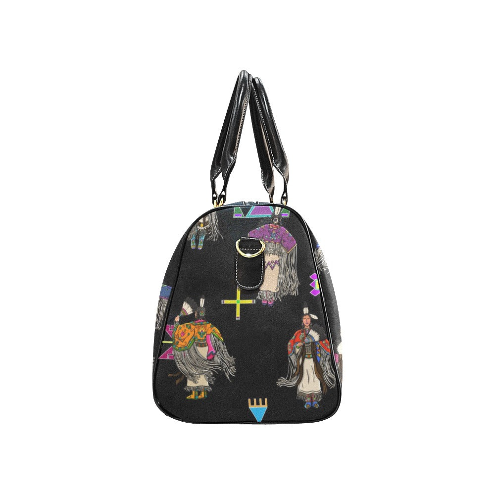 Women's Tradish Dancers Black Large Travel Bag