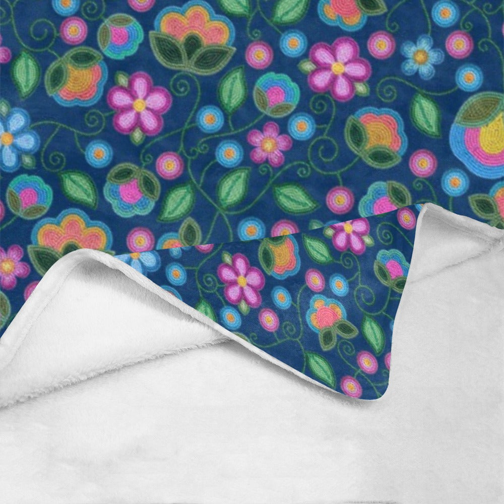 Turquoise Sunbeam Blue X-Large Micro Fleece Blanket