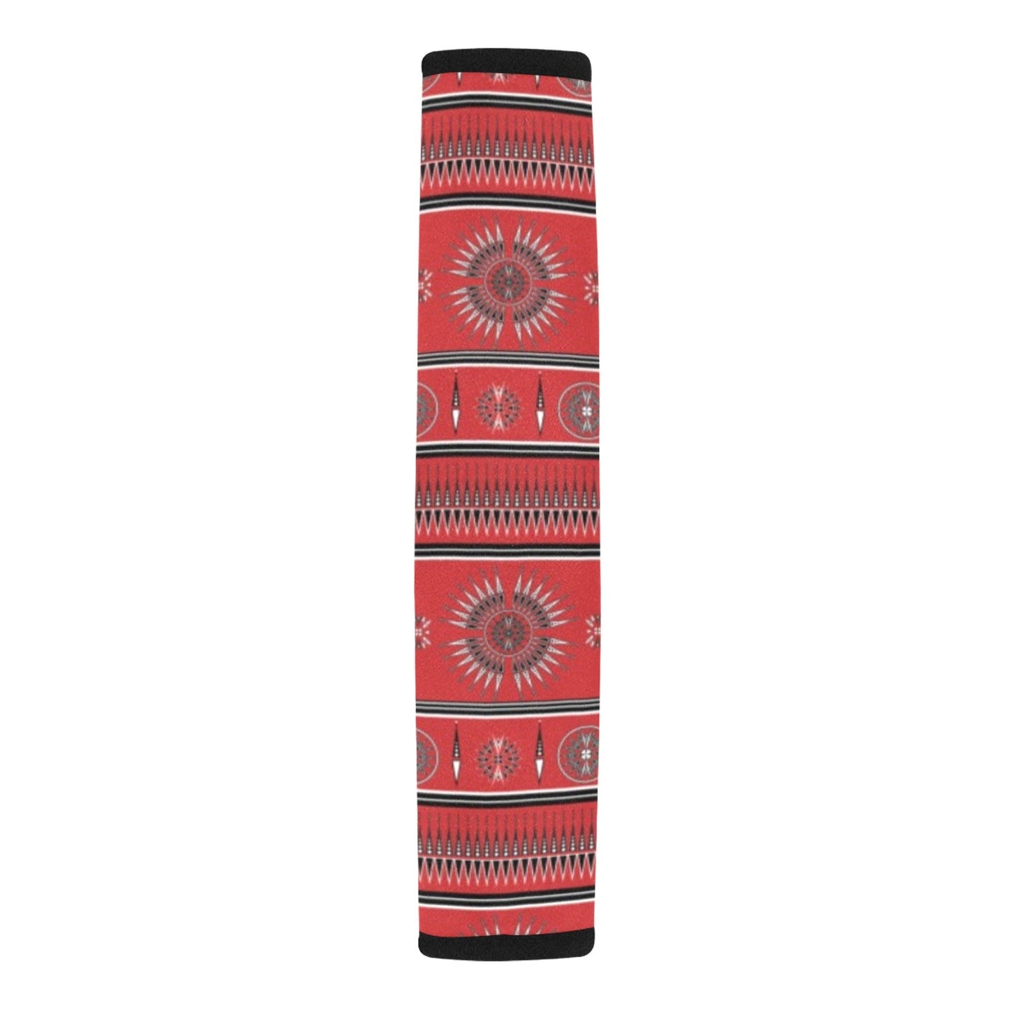 Evening Feather Wheel Blush Seat Belt Cover