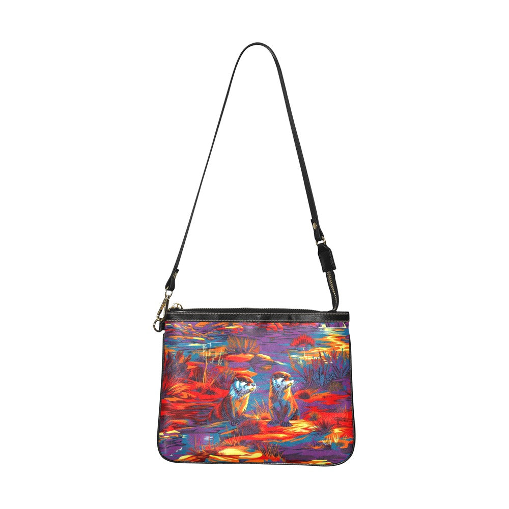Silly Otters Small Shoulder Bag