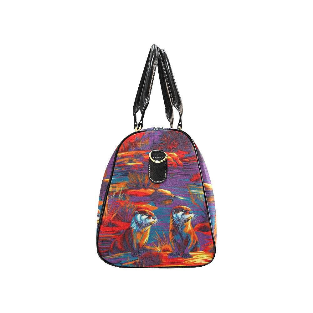 Silly Otters Small Travel Bag