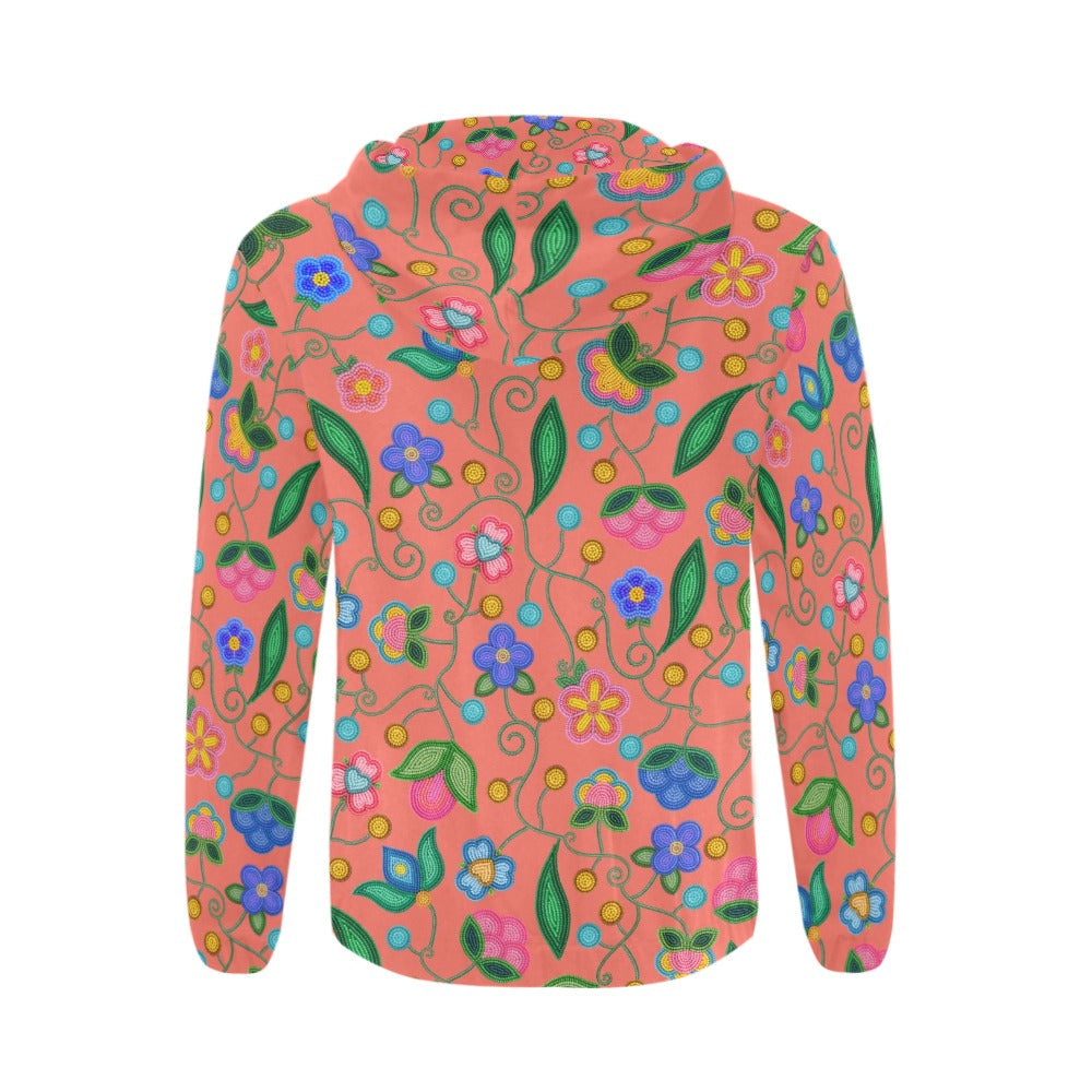 Skyberry Serenade Peach Zip Hoodie