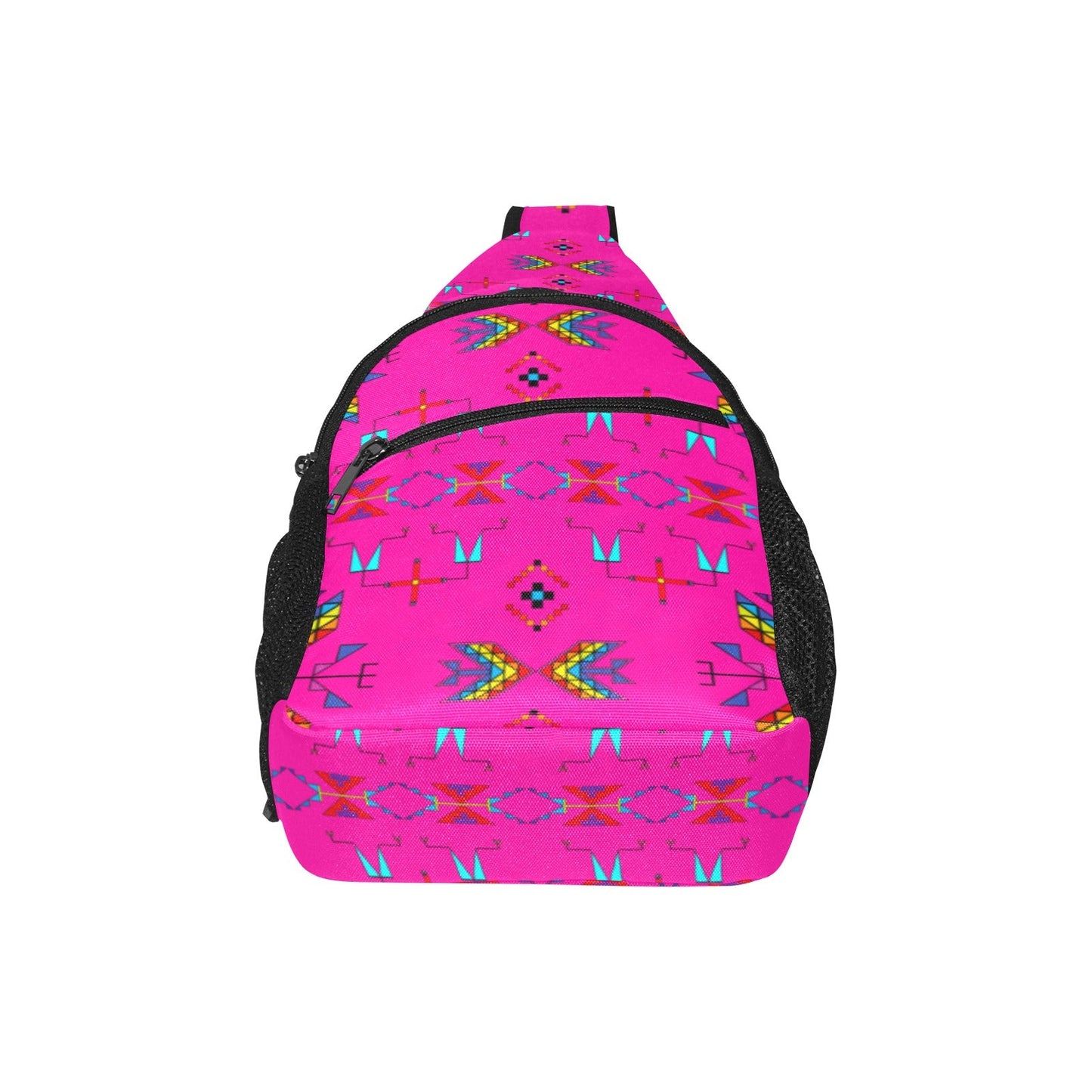 Rainy Chief Rainbow Hot Pink Chest Bag