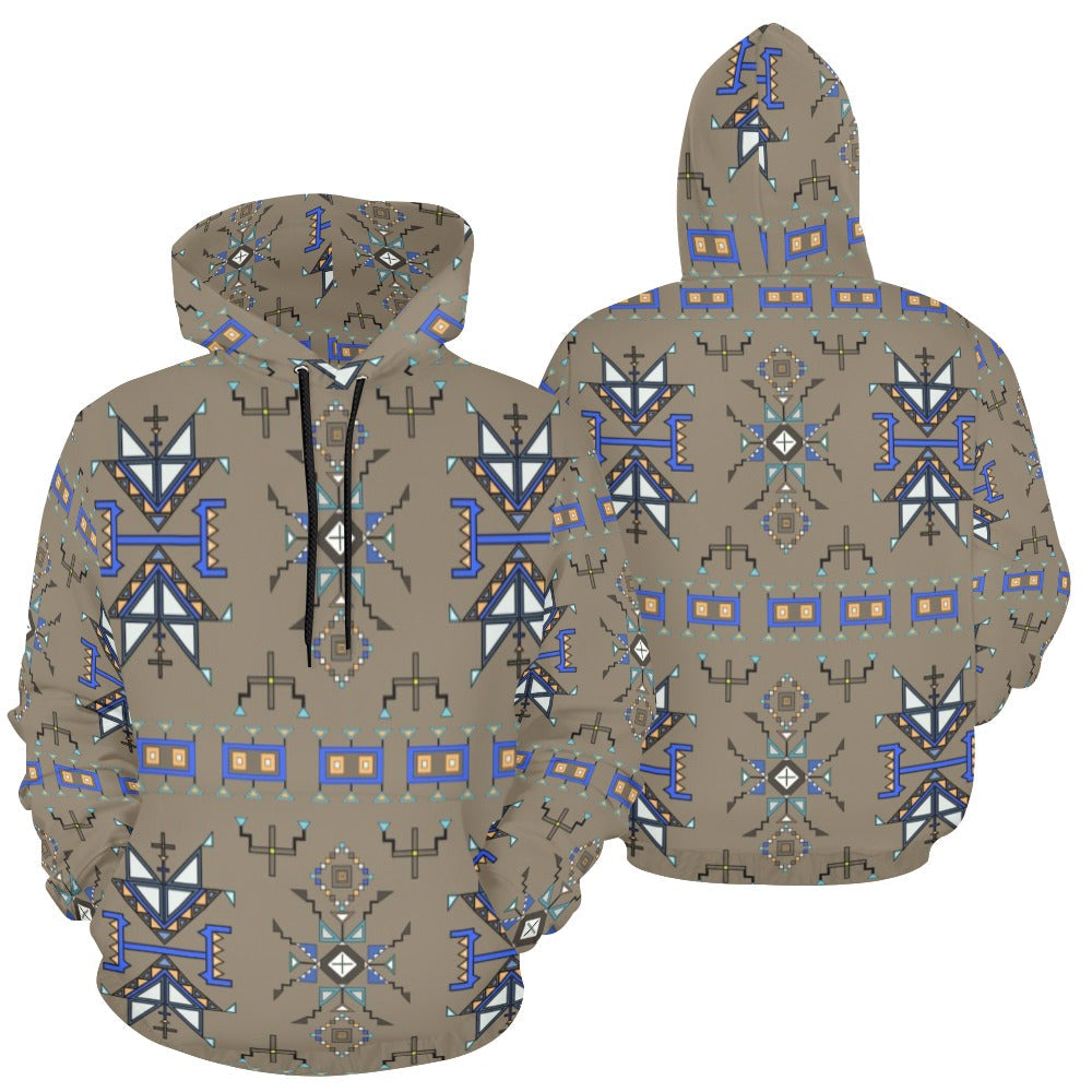 Eagle Strike Brown Hoodie for Men
