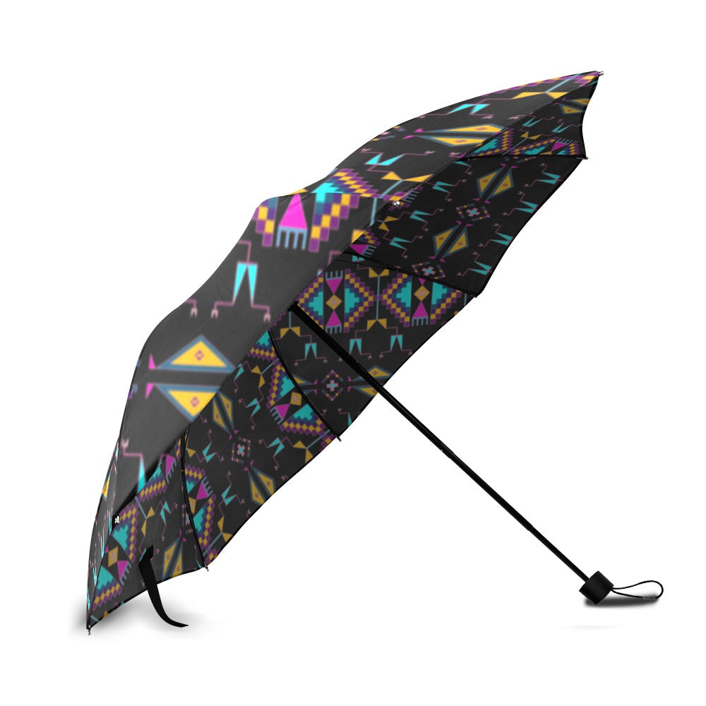 Rite of Passage Black Foldable Umbrella